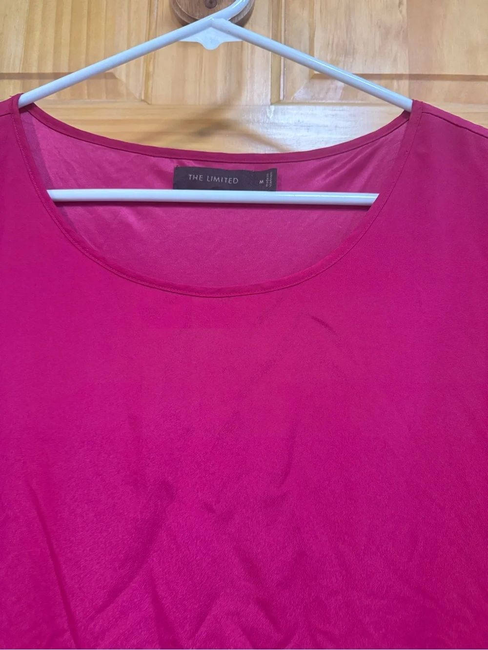 The Limited Women's Magenta Short-Sleeve dress size M - Picture 5 of 8